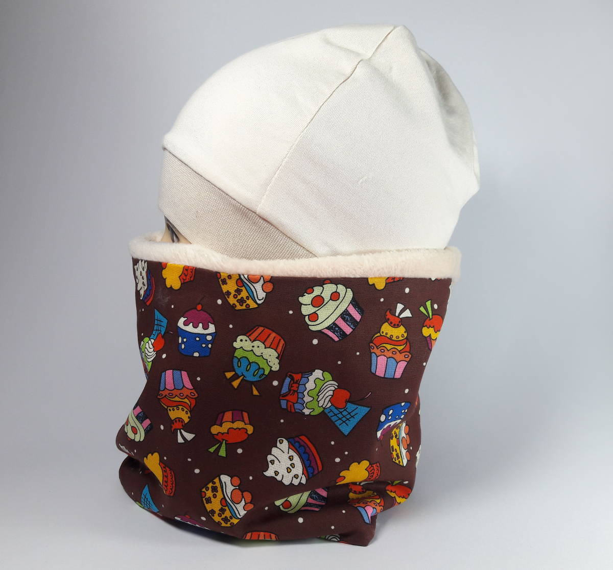 komplet - Mafini na braon i krem