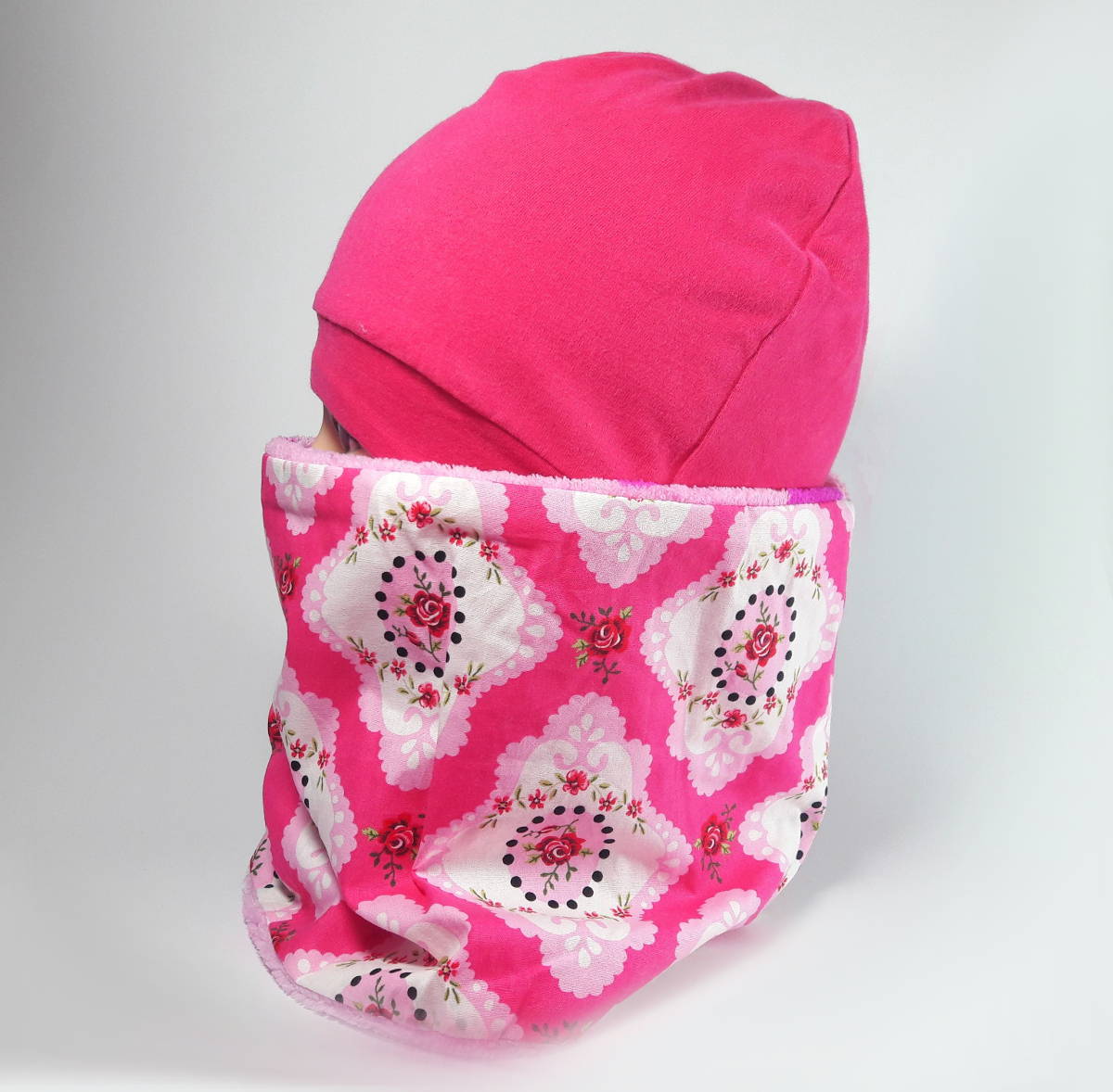 komplet - Romb i pink 