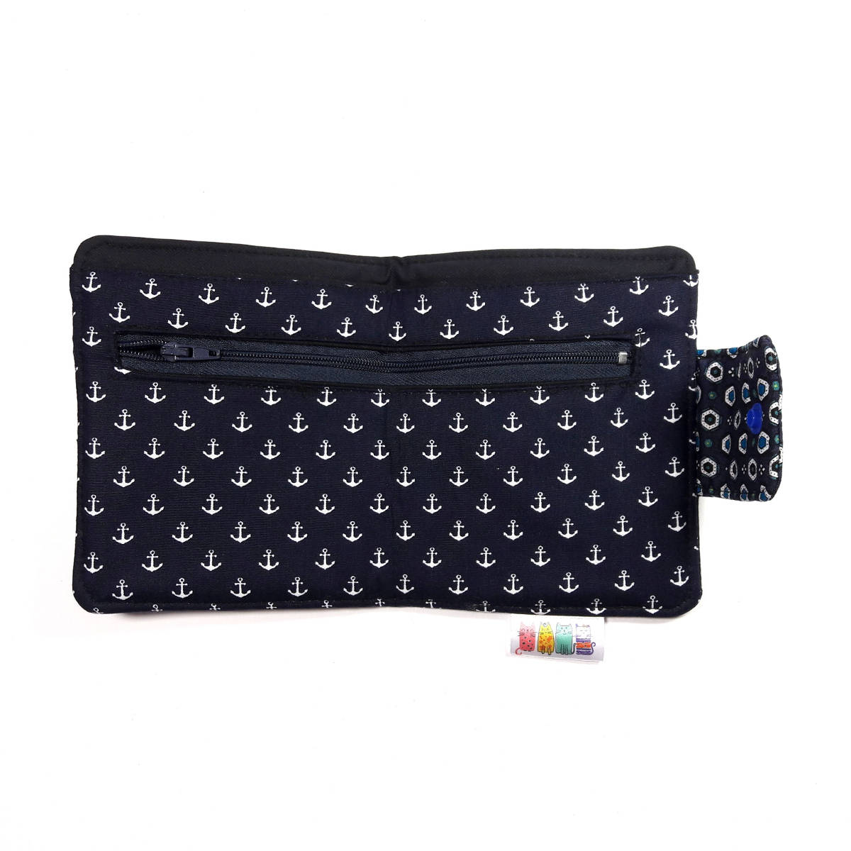 Dečiji novčanik - Mini sidra na teget