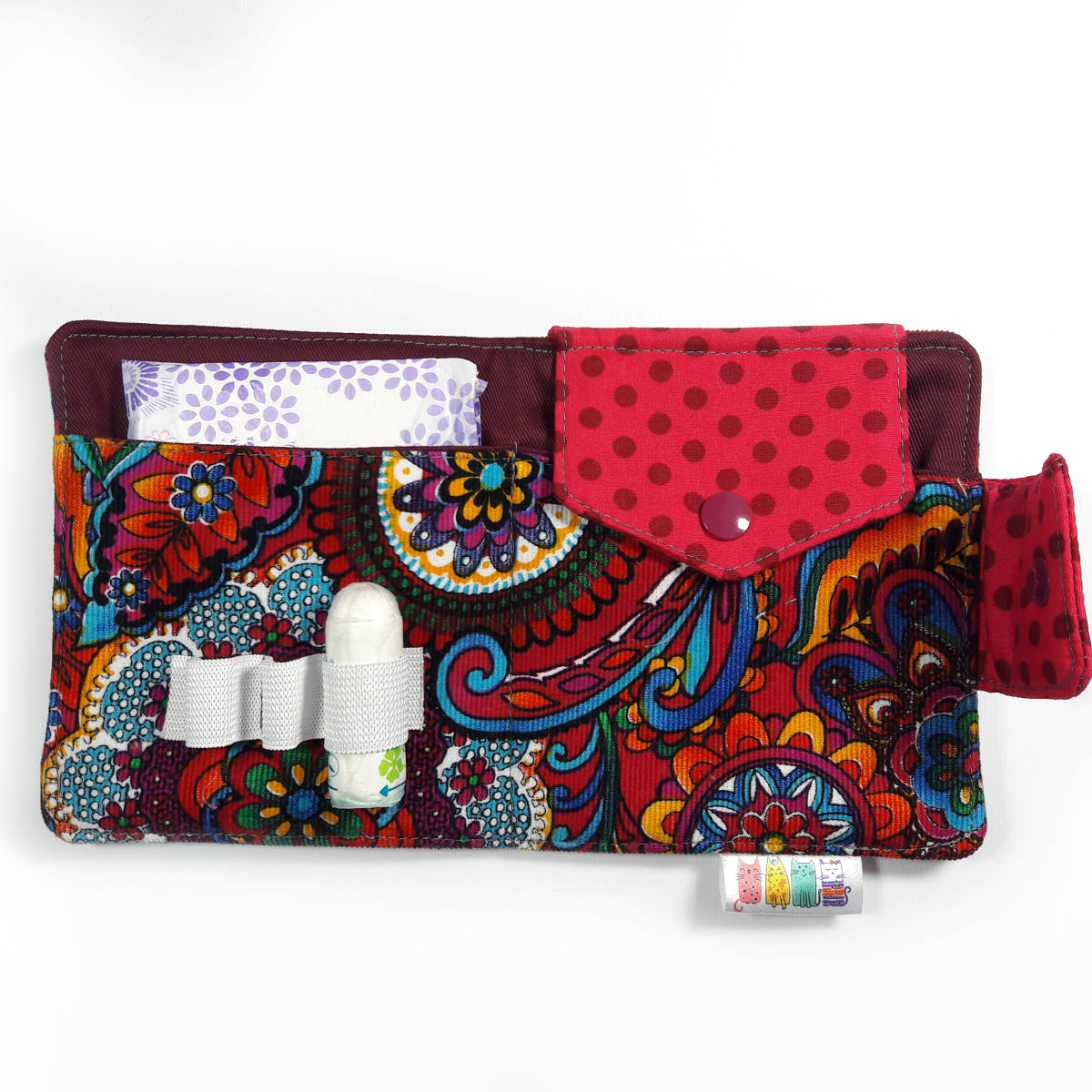 Intimo neseser - Paisley somot
