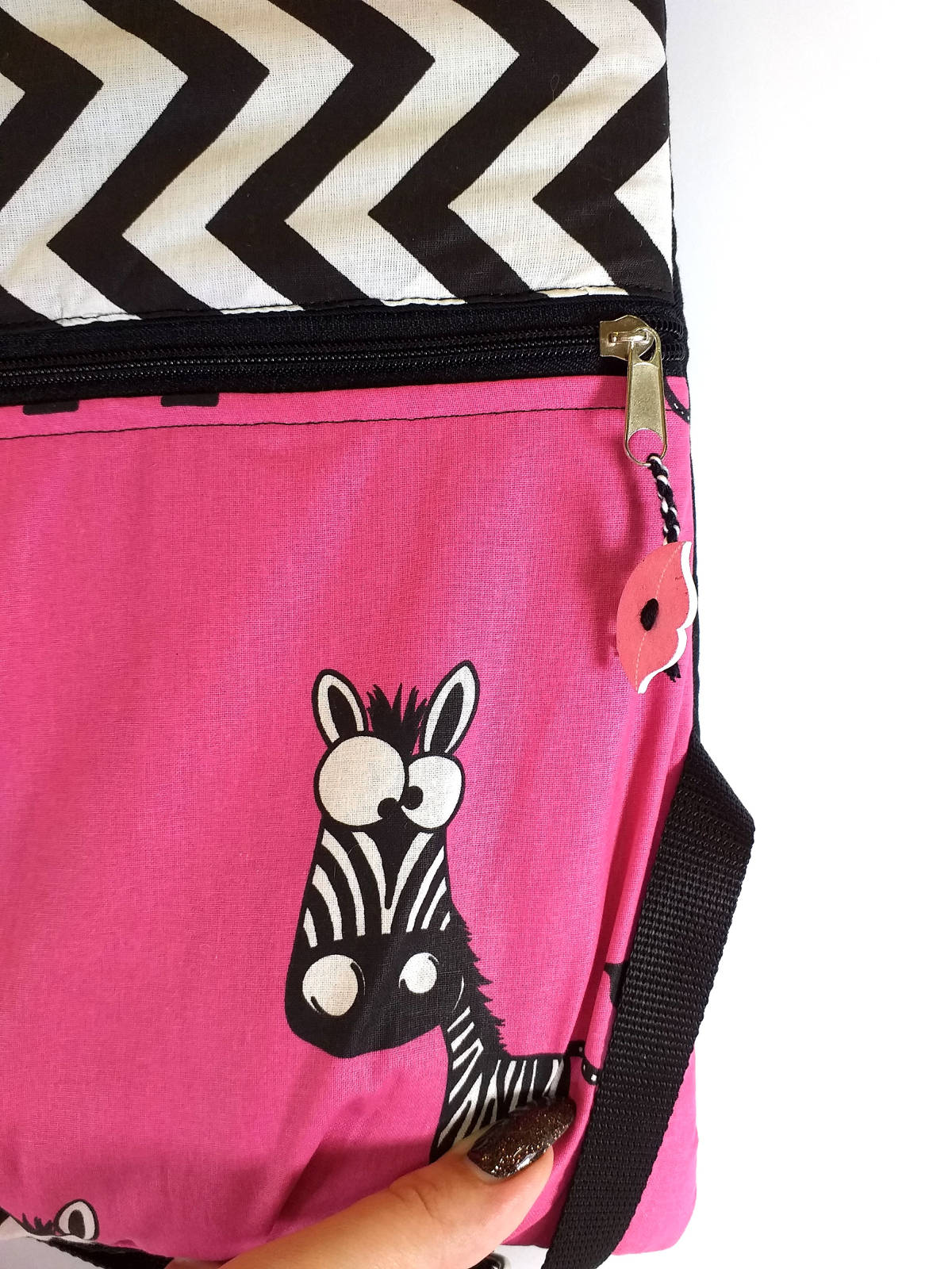 Auto-organizator - Zebra pink 1.