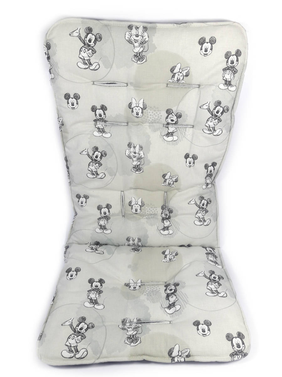 Sedalica KRAĆA (70 cm) - Minnie & Mickey Mouse + zvezdice sivo