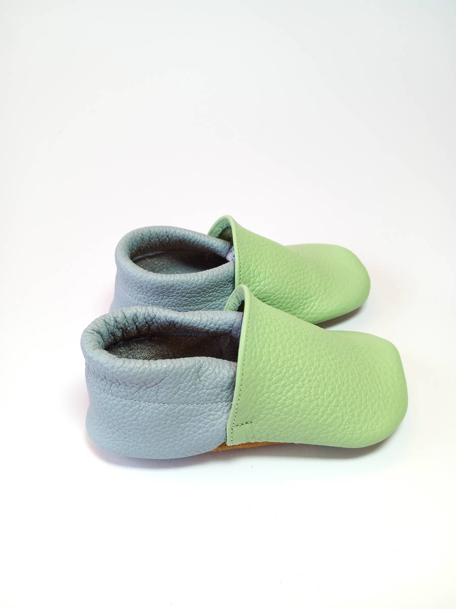Patofnice - Mint/sivo, flekice, 20-21